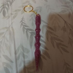 Pink self defense key chain